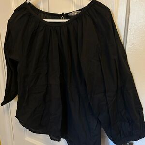 Everlane Elegant Black Blouse